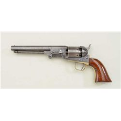 Colt Model 1851 percussion revolver, .36  cal., 7-1/2” octagon barrel, blue and case  hardened finis