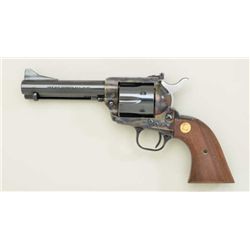 Colt New Frontier SAA revolver, .44-40 cal.,  4-3/4” barrel, blue and case hardened finish,  smooth 
