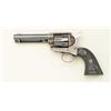 Image 2 : Colt SAA revolver, .44-40 cal., 4-3/4”  barrel, blue and case hardened finish,  checkered black hard