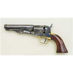Colt Model 1862 Police 36 cal percussion,  4-1/2” barrel refinished and remarked number  #2243.  The