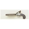 Image 6 : 4 Shot, Center Hammer Flintlock “duck foot”  pistol signed “Archer, London”.  The barrel  group is c