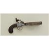 Image 9 : 4 Shot, Center Hammer Flintlock “duck foot”  pistol signed “Archer, London”.  The barrel  group is c