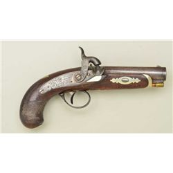 Close copy of Henry Deringer probably by  another Philadelphia maker with lock being  marked “Dering