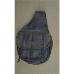 Pair of U.S. marked cavalry type saddle bags  circa turn of century in good condition with  normal l