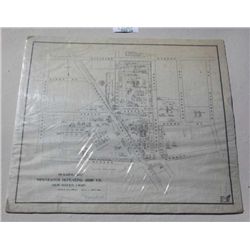 Original architects drawing entitled  “Building Map Winchester Repeating Arms  Company 1906” Measuri