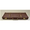 Image 2 : Italian leather gun case with Pachmayr label  for 2 barrel side by side 30” barrels or  less, adapta