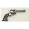 Image 1 : Colt Peacemaker .22 single action revolver,  .22LR cal., 4-1/4” barrel, blue and case  hardened fini