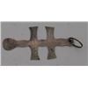 Image 1 : Beautiful old silver trade Cross of Lorraine,  approx. 4-1/2” long and hallmarked with  an  “AS” (po