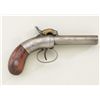 Image 1 : Allen double barrel percussion pocket pistol,  circa 1830-1850’s.  Serial #724 in good  original con