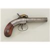 Image 2 : Allen double barrel percussion pocket pistol,  circa 1830-1850’s.  Serial #724 in good  original con
