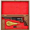 Image 1 : Cased Italian-made copy of a Colt Walker  percussion revolver for Replica Arms Co., .44  cal., 9” ba