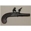Image 2 : Single barrel tap action flintlock center  hammer pistol signed Briscoe with British  proofs iron fr