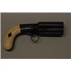Image 2 : Mariette Brevette marked DA percussion  pepperbox with ivory grips, 6 shot barrel  group in 41 cal (
