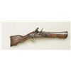 Image 3 : Mid-Eastern Flintlock Dag or Blunderbuss,  circa 19th century, 18” overall with 9”  ornate iron barr