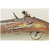 Image 7 : Mid-Eastern Flintlock Dag or Blunderbuss,  circa 19th century, 18” overall with 9”  ornate iron barr