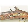 Image 8 : Mid-Eastern Flintlock Dag or Blunderbuss,  circa 19th century, 18” overall with 9”  ornate iron barr