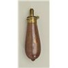 Image 1 : English bag shaped powder flask by James  Dixon & Sons, Sheffield in very good  condition. Type foun