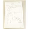 Image 2 : Lot of original patent papers for firearms  purchased by legendary Bowie and California  Collector B
