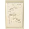 Image 3 : Lot of original patent papers for firearms  purchased by legendary Bowie and California  Collector B