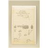 Image 5 : Lot of original patent papers for firearms  purchased by legendary Bowie and California  Collector B
