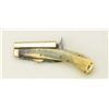 Image 3 : James Rodgers marked percussion knife pistol  with etched blade reading “Self Protector”  showing ho