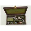 Image 8 : English transition revolver pepperbox in its  original case with accessories showing  British proofs