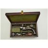 Image 9 : English transition revolver pepperbox in its  original case with accessories showing  British proofs