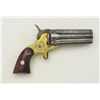 Image 2 : Scarce 22 cal pepperbox derringer by  “Rupertus” showing 8 shot barrel cluster,  blued finish, brass