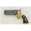Image 3 : Scarce 22 cal pepperbox derringer by  “Rupertus” showing 8 shot barrel cluster,  blued finish, brass