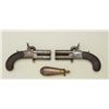 Pair of high quality percussion turn barrel  pocket size pistols signed Westley-Richards,  London. T