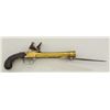 English Blunderbuss pistol with snap bayonet  marked “Waters & Co.,Patent #860”  The pistol  shows a