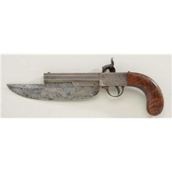 Elgin cutlass pistol by C.B. Allen of  Springfield, Mass. commercial production of  smaller size tha