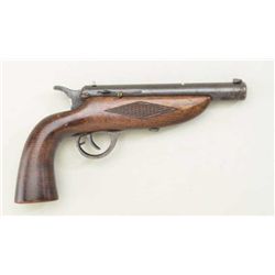 Extremely rare American breech loading 22  caliber target pistol marked "Atlas Gun Co.  Ilion, N.Y. 