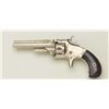 Smith & Wesson 1st Model 3rd issue 22 cal 7  shot revolver, nickel plated, rosewood grips,  serial #