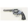 Colt New Service DA revolver, .45 Colt,  5-1/2” barrel, blue finish, checkered black  hard rubber gr