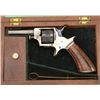 Cased small Tranter’s patent spur trigger  revolver, .22 cal., 2-1/2” barrel, blue and  nickel finis
