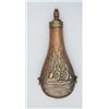 Image 4 : Colt powder flask of style associated with  Colt Paterson long arms and Dragoons showing  plunger to