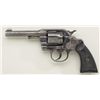 Colt Army Special DA revolver, factory  engraved, .38 cal., 4-1/2” barrel, blue  finish, checkered b