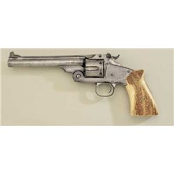 Smith & Wesson New Model No. 3 single action  revolver, .44 S&W cal., period target sights  and grip