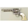 Colt SAA revolver, .45 cal., 5-1/2” barrel,  Western style fancy scroll engraving,  beautiful raised