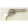 Image 2 : Colt SAA revolver, .45 cal., 5-1/2” barrel,  Western style fancy scroll engraving,  beautiful raised