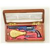 Miniature 1/3 scale Colt walker pistol by  Weston cased with accessories, in excellent  condition.  