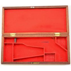 Rare original case for Colt 1860 Army with  compartment for extra or Thuer conversion cyl  lined in 