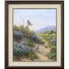 Image 2 : Original oil on canvas portraying quail  signed Dave Chapple lower left measuring  approximately 23-