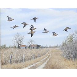 Oil painting on canvas signed on lower right  Maynard Reese 1995. The painting measures  15-1/2”x 19