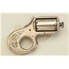Reid’s “My Friend” Knuckle Duster revolver,  .22 cal., nickel plated brass frame, period  engraved, 