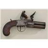 Image 6 : Rare and desirable 7 shot Flintlock revolving  pepperbox pistol signed “Bate, London” circa  early 1