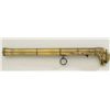 Image 5 : Day’s patent Truncheon pistol constructed of  brass with eagle head and under hammer  percussion mec