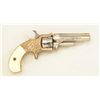 Image 2 : Period engraved Standard XXX tip-up spur  trigger revolver by Marlin, .30 cal., 3”  barrel, nickel f