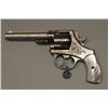 Period engraved large frame DA revolver  marked “AMERICAN BULL DOG” on top of frame,  .44 cal., 4-1/